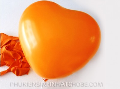 Bong bóng trái tim Thái Lan màu cam
