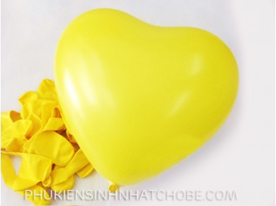 Bong bóng trái tim Thái Lan màu vàng