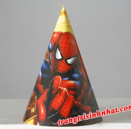Nón sinh nhật spiderman
