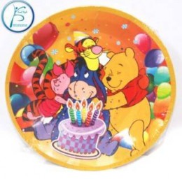 Đĩa giấy sinh nhật gấu Pooh